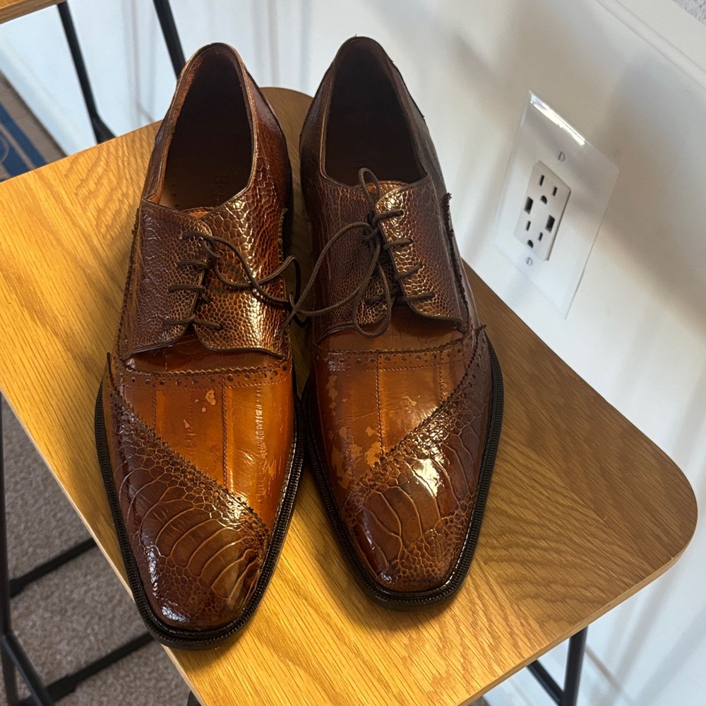Men's Classic Brown Leather Oxfords